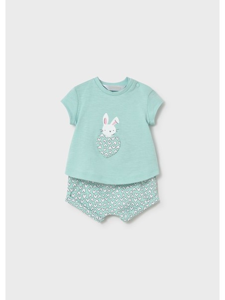 MAYORAL KOMPLET LETNI DLA DZIEWCZYNKI BLUZKA I SPODENKI 1641
