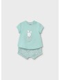 MAYORAL KOMPLET LETNI DLA DZIEWCZYNKI BLUZKA I SPODENKI 1641