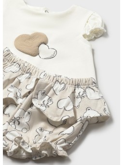 MAYORAL KOMPLET LETNI DLA DZIEWCZYNKI BLUZKA I SPODENKI 1642