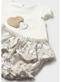 MAYORAL KOMPLET LETNI DLA DZIEWCZYNKI BLUZKA I SPODENKI 1642