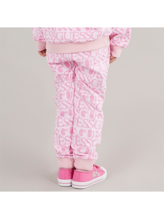 GUESS SPODNIE DRESOWE DLA DZIEWCZYNKI ROŻOWE K5YQ13KAD74-P61P