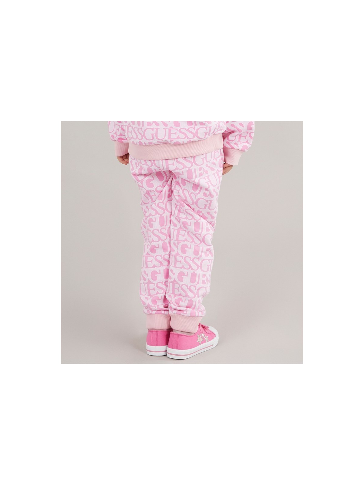 GUESS SPODNIE DRESOWE DLA DZIEWCZYNKI ROŻOWE K5YQ13KAD74-P61P