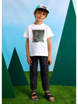 MAYORAL T-SHIRT BLUZKA KOSZULKA NA KRÓTKI RĘKAW DLA CHŁOPCA 3035/39