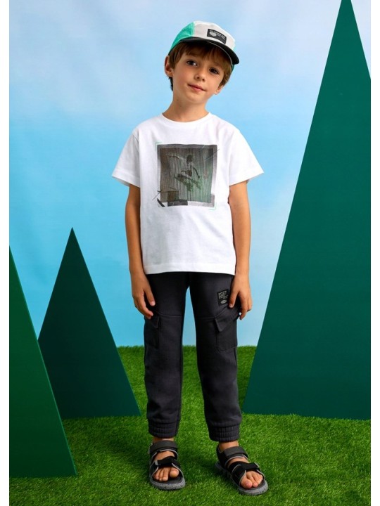 MAYORAL T-SHIRT BLUZKA KOSZULKA NA KRÓTKI RĘKAW DLA CHŁOPCA 3035/39