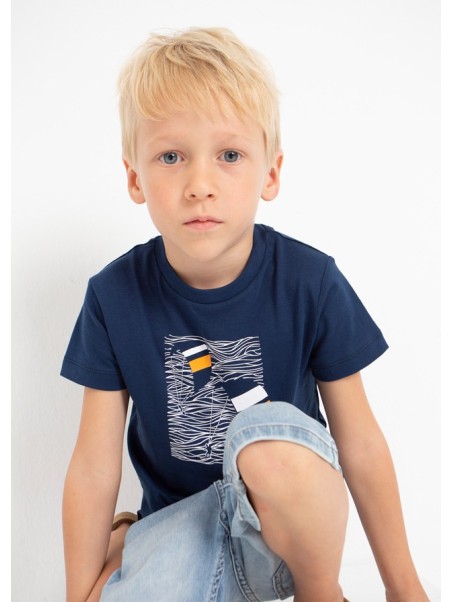 MAYORAL T-SHIRT BLUZKA KOSZULKA NA KRÓTKI RĘKAW DLA CHŁOPCA 3022/110