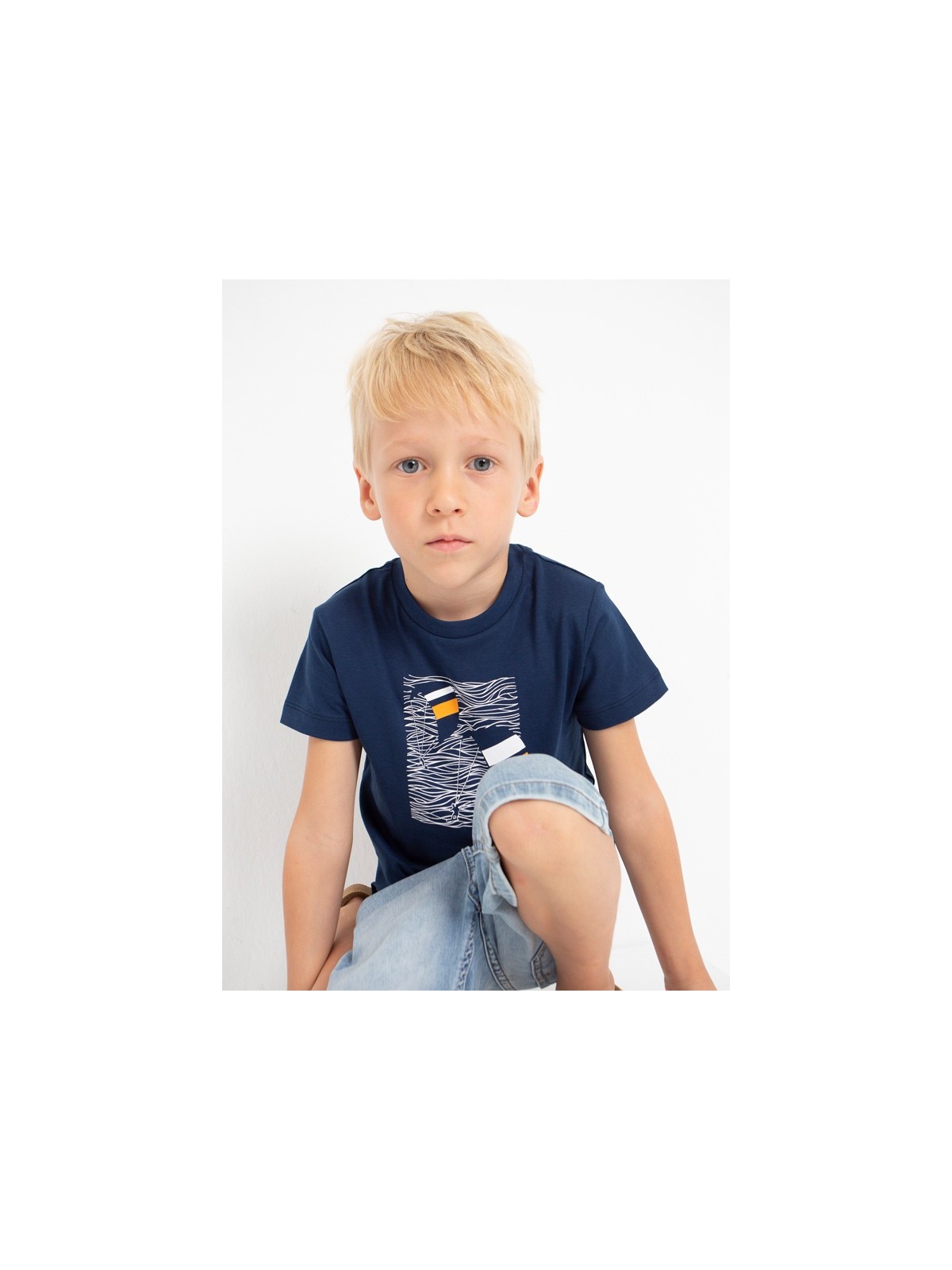 MAYORAL T-SHIRT BLUZKA KOSZULKA NA KRÓTKI RĘKAW DLA CHŁOPCA 3022/110