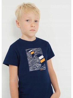 MAYORAL T-SHIRT BLUZKA KOSZULKA NA KRÓTKI RĘKAW DLA CHŁOPCA 3022/110