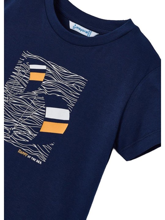 MAYORAL T-SHIRT BLUZKA KOSZULKA NA KRÓTKI RĘKAW DLA CHŁOPCA 3022/110