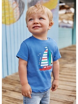 MAYORAL T-SHIRT BLUZKA KOSZULKA NA KRÓTKI RĘKAW DLA CHŁOPCA 1022/77