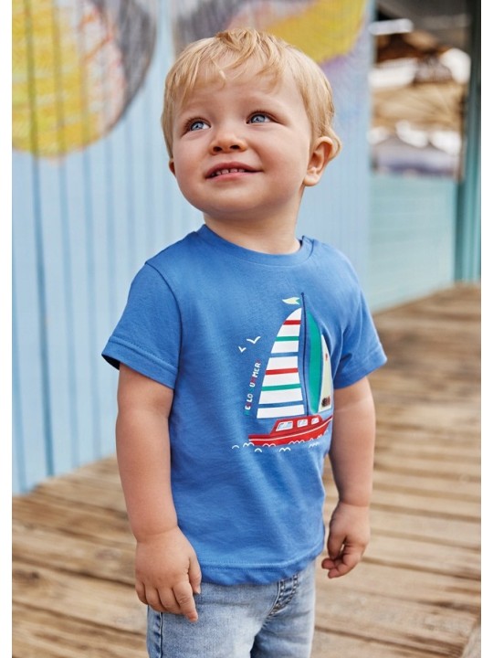 MAYORAL T-SHIRT BLUZKA KOSZULKA NA KRÓTKI RĘKAW DLA CHŁOPCA 1022/77