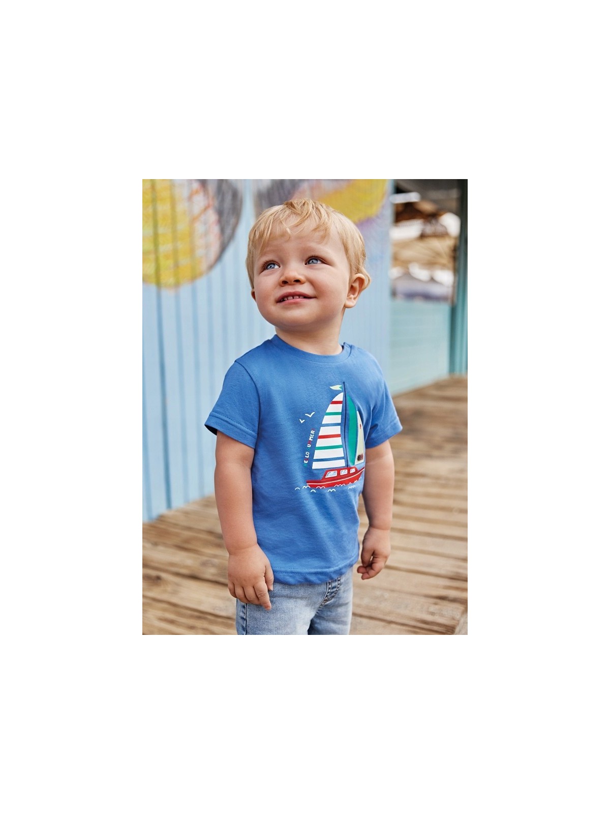 MAYORAL T-SHIRT BLUZKA KOSZULKA NA KRÓTKI RĘKAW DLA CHŁOPCA 1022/77