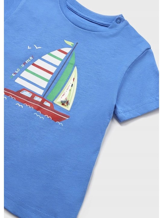 MAYORAL T-SHIRT BLUZKA KOSZULKA NA KRÓTKI RĘKAW DLA CHŁOPCA 1022/77