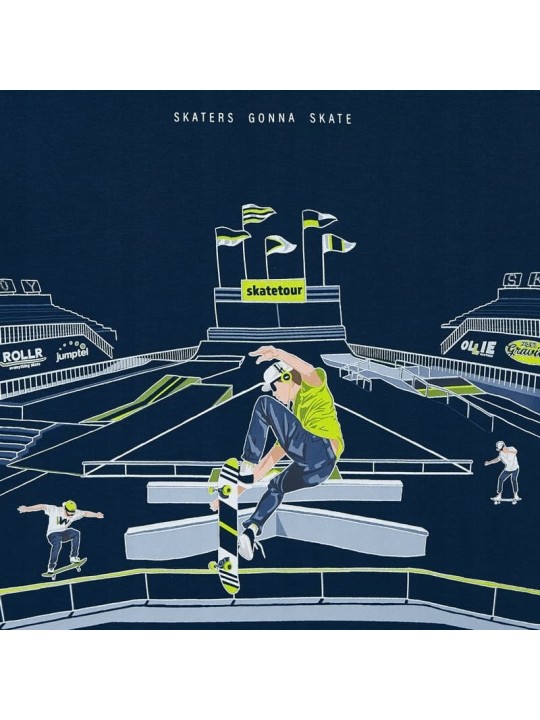 MAYORAL T-SHIRT BLUZKA KOSZULKA NA KRÓTKI RĘKAW DLA CHŁOPCA ŚWIECĄCA W CIEMNOŚĆI 3040/54