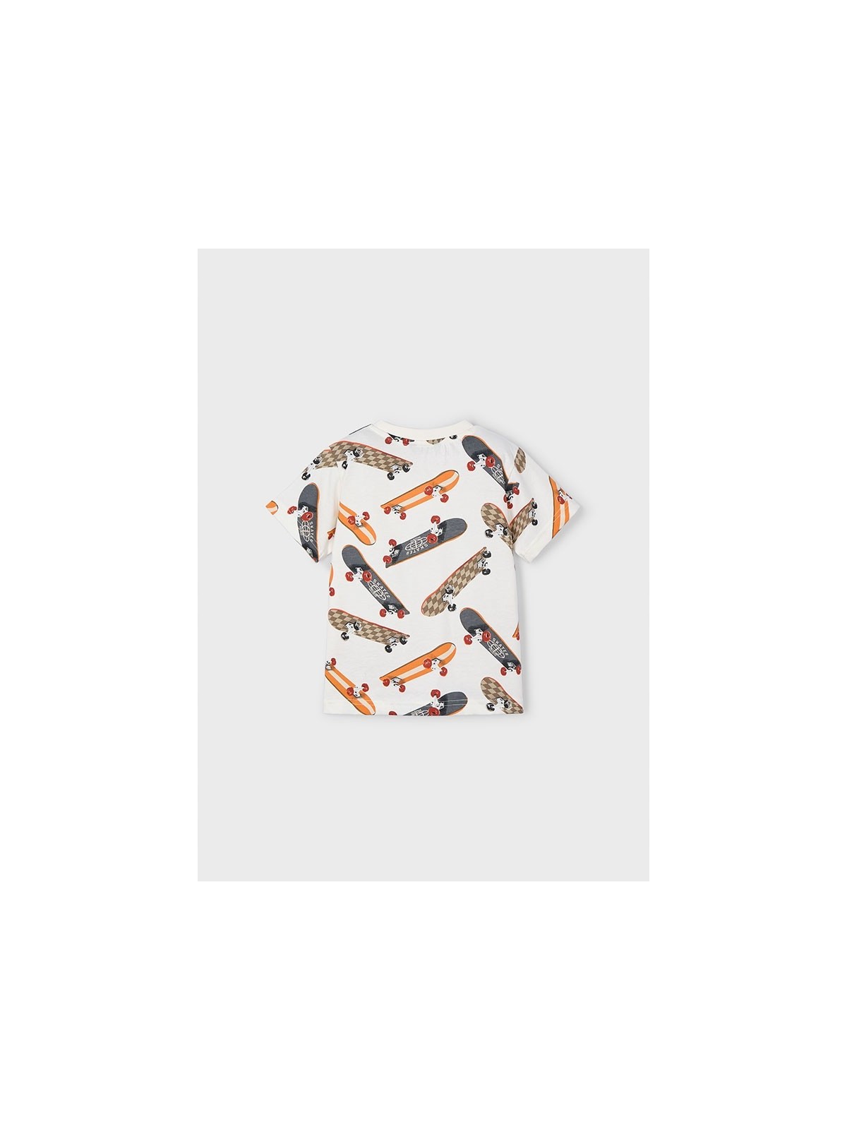 MAYORAL T-SHIRT BLUZKA KOSZULKA NA KRÓTKI RĘKAW DLA CHŁOPCA W DESKOROLKI 3038/55