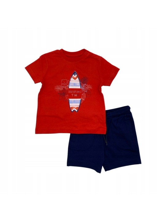 MAYORAL  KOMPLET LETNI DLA CHŁOPCA KOSZULKA SPODENKI 1672/71