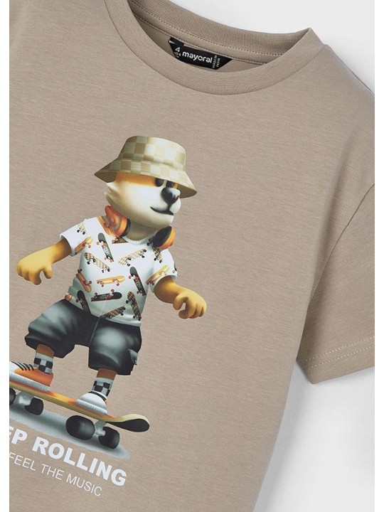 MAYORAL T-SHIRT BLUZKA KOSZULKA NA KRÓTKI RĘKAW DLA CHŁOPCA 3041/69