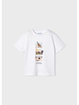 MAYORAL T-SHIRT BLUZKA KOSZULKA NA KRÓTKI RĘKAW DLA CHŁOPCA 3008/32