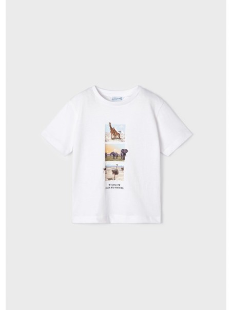 MAYORAL T-SHIRT BLUZKA KOSZULKA NA KRÓTKI RĘKAW DLA CHŁOPCA 3008/32