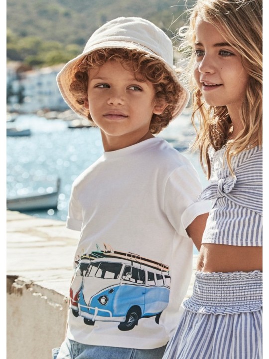 MAYORAL T-SHIRT BLUZKA KOSZULKA NA KRÓTKI RĘKAW DLA CHŁOPCA 3047/95