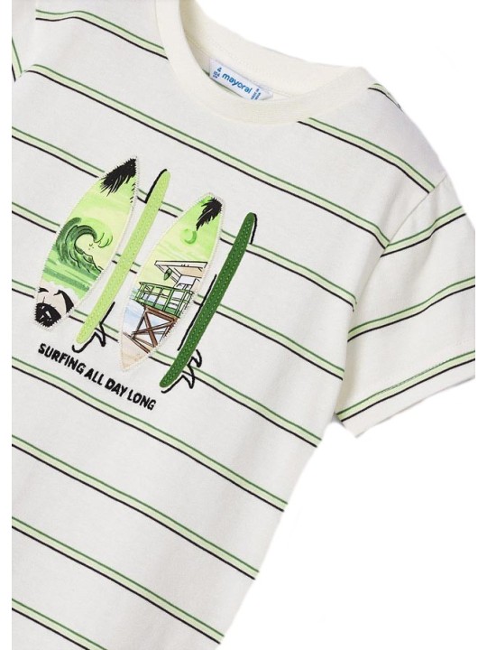 MAYORAL T-SHIRT BLUZKA KOSZULKA NA KRÓTKI RĘKAW DLA CHŁOPCA 3017/10