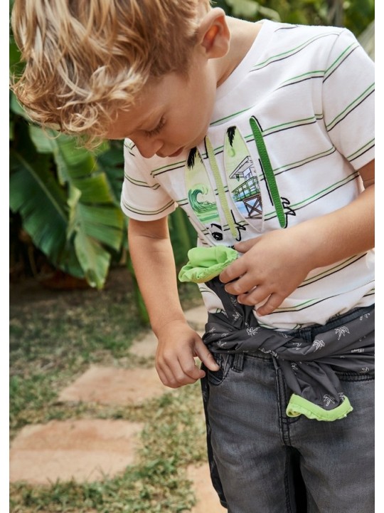 MAYORAL T-SHIRT BLUZKA KOSZULKA NA KRÓTKI RĘKAW DLA CHŁOPCA 3017/10