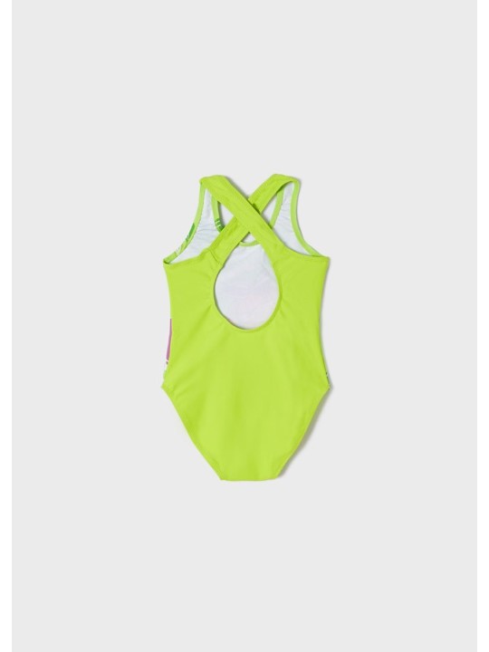 MAYORAL STRÓJ KĄPIELOWY JEDNOCZĘŚĆIOWY DLA DZIEWCZYNKI  ZIELONY 3770/62