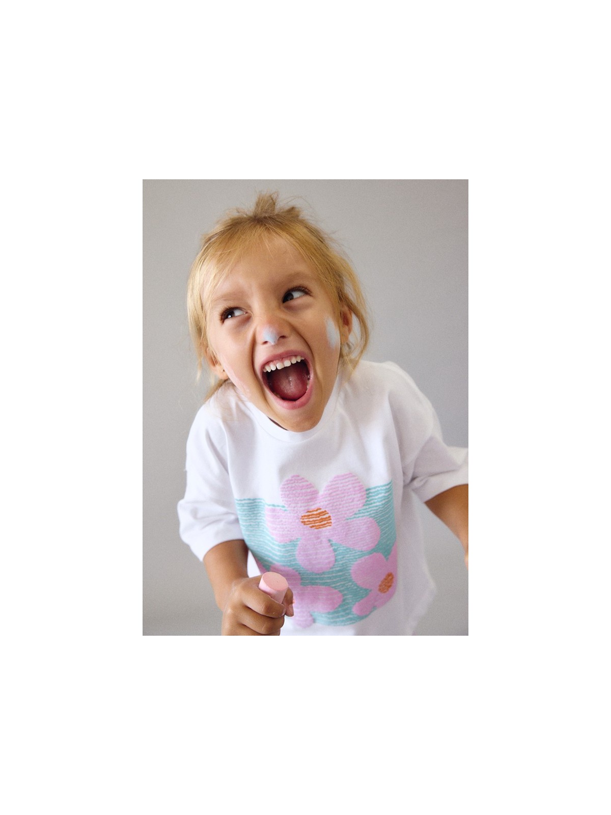 MAYORAL BLUZKA T-SHIRT KOSZULKA NA KRÓTKI RĘKAW DLA DZIEWCZYNKI BIAŁA 3016/25