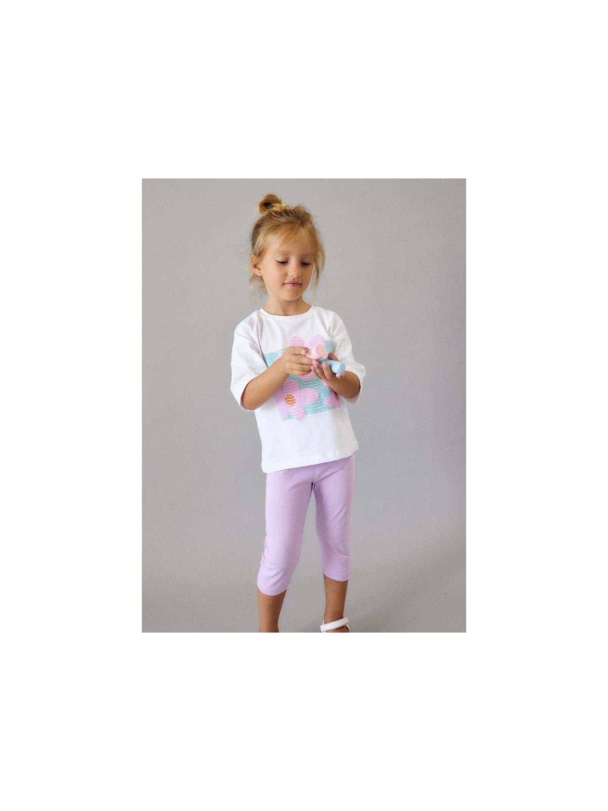 MAYORAL BLUZKA T-SHIRT KOSZULKA NA KRÓTKI RĘKAW DLA DZIEWCZYNKI BIAŁA 3016/25