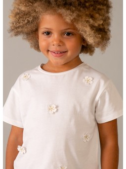 MAYORAL BLUZKA T-SHIRT KOSZULKA NA KRÓTKI RĘKAW DLA DZIEWCZYNKI 3013/10