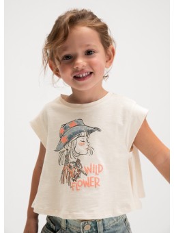 MAYORAL KOSZULKA NA KRÓTKI RĘKAW DLA DZIEWCZYNKI 3006/67