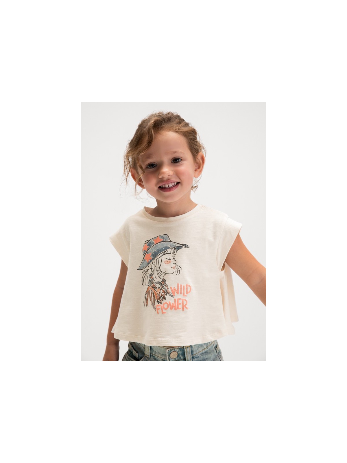 MAYORAL KOSZULKA NA KRÓTKI RĘKAW DLA DZIEWCZYNKI 3006/67