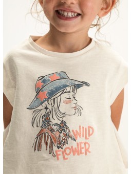 MAYORAL KOSZULKA NA KRÓTKI RĘKAW DLA DZIEWCZYNKI 3006/67