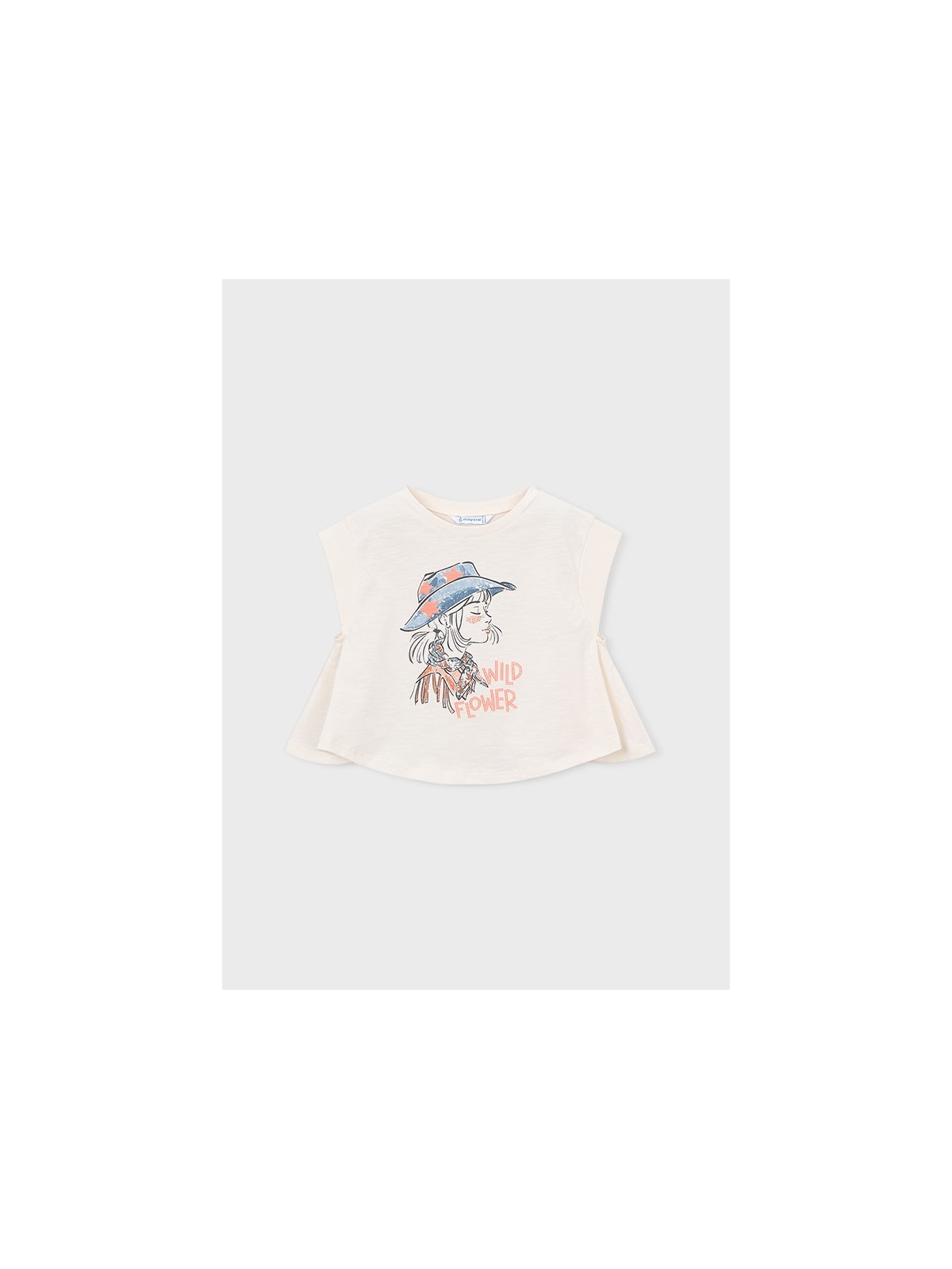 MAYORAL KOSZULKA NA KRÓTKI RĘKAW DLA DZIEWCZYNKI 3006/67