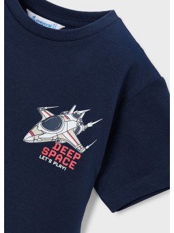 MAYORAL T-SHIRT KOSZULKA NA KRÓTKI RĘKAW DLA CHŁOPCA GRANAT 3063