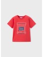 MAYORAL T-SHIRT KOSZULKA NA KRÓTKI RĘKAW DLA CHŁOPCA CZERWONA 3063/62