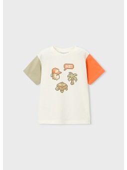 MAYORAL T-SHIRT KOSZULKA NA KRÓTKI RĘKAW DLA CHŁOPCA 3076/78