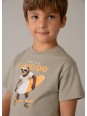 MAYORAL T-SHIRT KOSZULKA NA KRÓTKI RĘKAW DLA CHŁOPCA BEŻ  3064/34