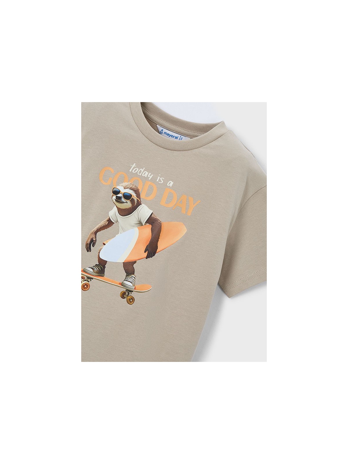 MAYORAL T-SHIRT KOSZULKA NA KRÓTKI RĘKAW DLA CHŁOPCA BEŻ  3064/34