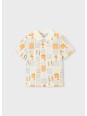 MAYORAL T-SHIRT  KOSZULKA POLO DLA CHŁOPCA NA KRÓTKI RĘKAW NADRUK  3104/87
