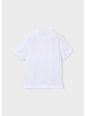 MAYORAL T-SHIRT KOSZULKA POLO DLA CHŁOPCA NA KRÓTKI RĘKAW BIAŁA 150/16