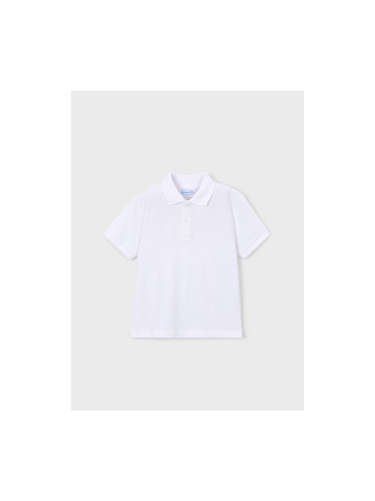 MAYORAL T-SHIRT KOSZULKA POLO DLA CHŁOPCA NA KRÓTKI RĘKAW BIAŁA 150/16