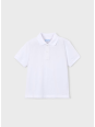 MAYORAL T-SHIRT KOSZULKA POLO DLA CHŁOPCA NA KRÓTKI RĘKAW BIAŁA 150/16