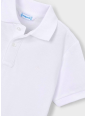 MAYORAL T-SHIRT KOSZULKA POLO DLA CHŁOPCA NA KRÓTKI RĘKAW BIAŁA 150/16