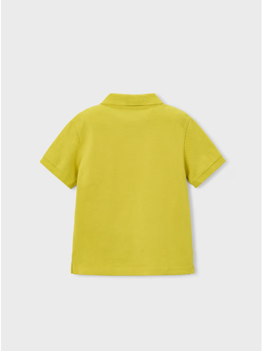 MAYORAL T-SHIRT KOSZULKA POLO DLA CHŁOPCA NA KRÓTKI RĘKAW LIMONKA 150/10