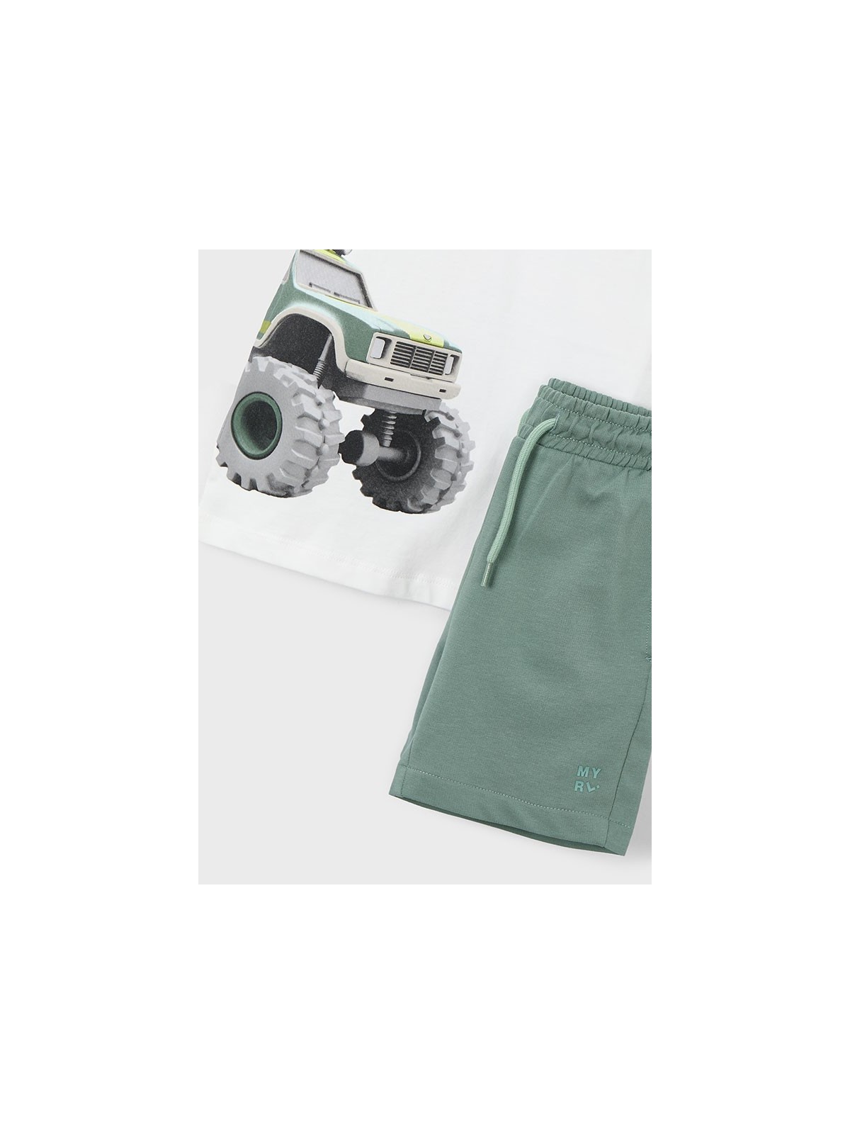 MAYORAL KOMPLET DLA CHŁOPCA KOSZULKA NA KRÓTKI RĘKAW PLUS SPODENKI 3675/87