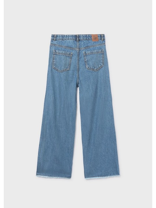 MAYORAL SPODNIE JEANSY DLA DZIEWCZYNKI NIEBIESKI GWIAZDKI  6557/58