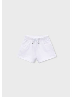 MAYORAL KRÓTKIE SPODENKI DLA DZIEWCZYNKI BIAŁE 607/15