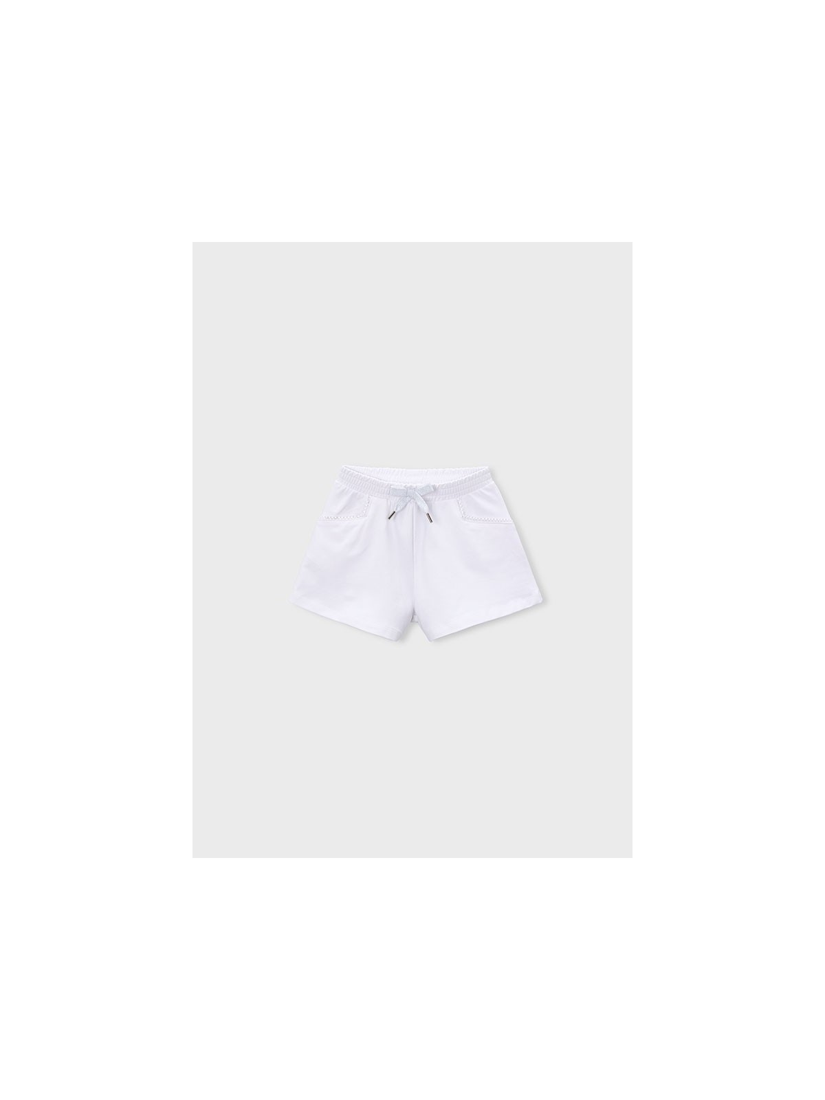 MAYORAL KRÓTKIE SPODENKI DLA DZIEWCZYNKI BIAŁE 607/15