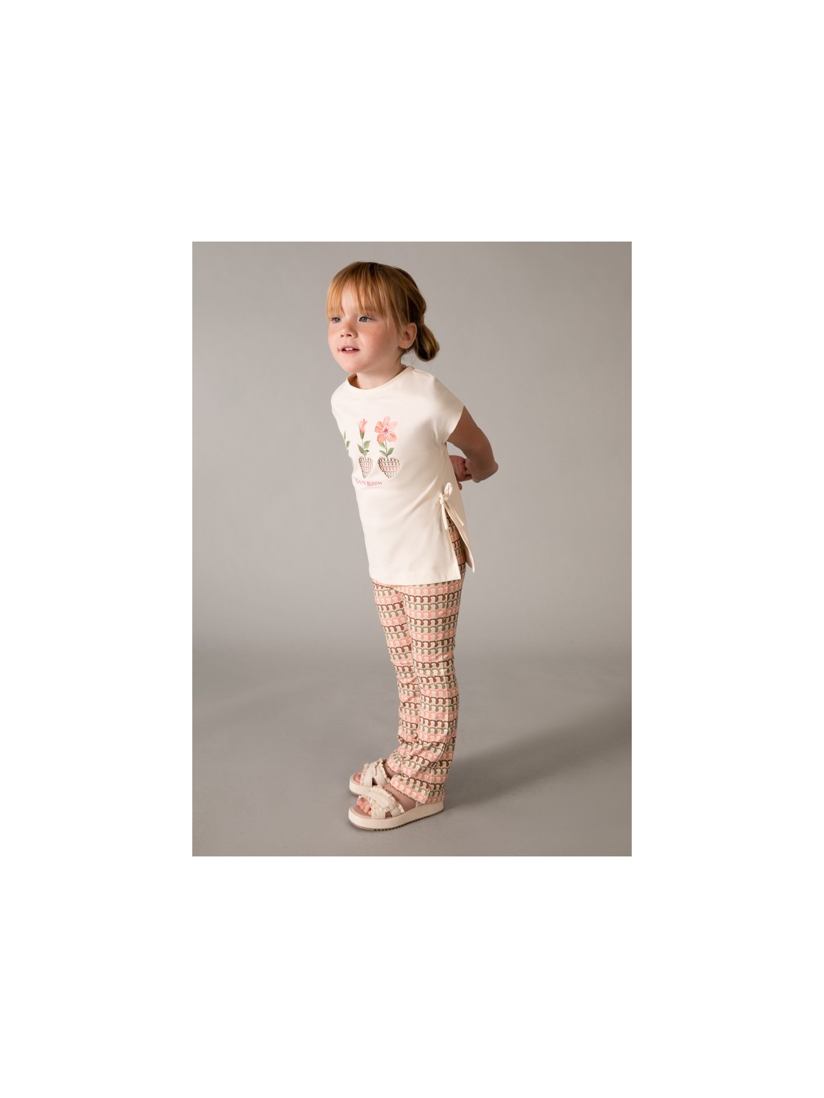 MAYORAL KOMPLET DLA DZIEWCZYNKI KOSZULKA LEGINSY DZWONY 3728/59