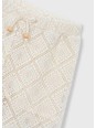 MAYORAL SPODNIE AŻUROWE DLA DZIEWCZYNY KREM 3591/88